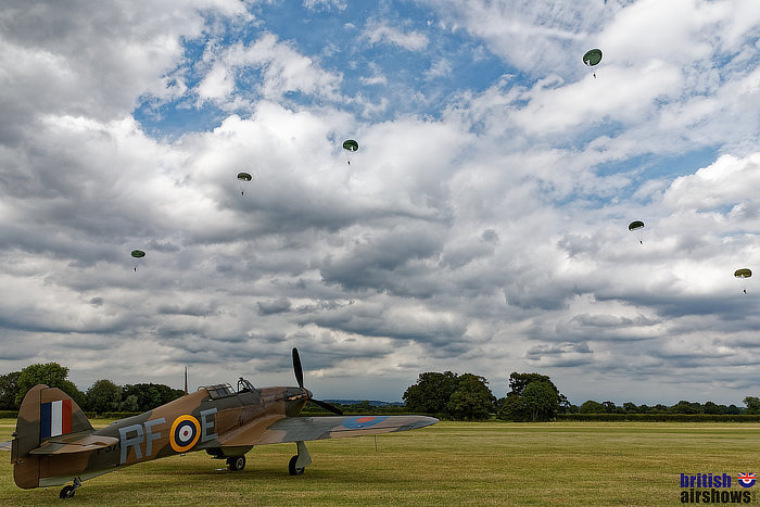 Round Canopy drop at an earlier Aero Legends Airshow