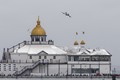 MiG-15 over Eastbourne pier
