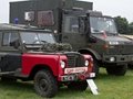 Bomb Disposal vehicle in military village