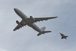 Airbus A330 Voyager (RAF) refuelling Gripen 3538