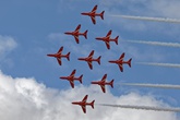 Red Arrows Diamond 9 on Friday 